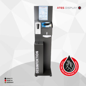 Hygienestation 4 mit Automatikspender